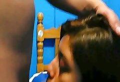 Blowjob ends with huge facial