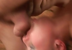 Sweet teen Lera is fucked in her throat in upside down position