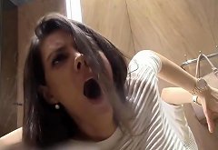 Awesome Sex Faces and Orgasm in Changing Room