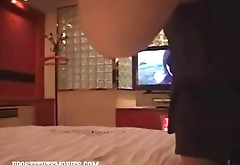Japanese slutty bitch has a homemade sex tape to film