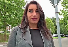 GERMAN SCOUT TEEN BONNIE FUCK AT REAL STREET AGENT CASTING