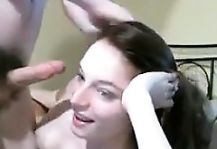 Cute Cam Girl Enjoying Cock