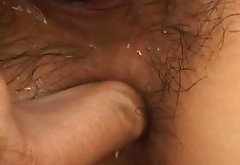 Morimoto Miku is fucked with sex toys in asshole and hairy