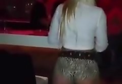 Serbian slut showing big ass