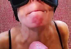 CUM IN MOUTH RUB ON BREASTS