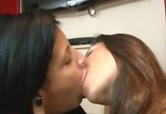 Brazilian Lesbians Kissing 11