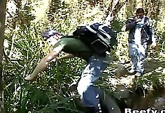 Muscled Beefy Butt FuckIn The  Forest