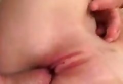 Ebbonie sucks a cock and welcomes it in her smooth pussy