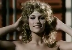 Beautiful blonde babe gives head to a stranger in exciting retro porn video