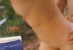 Great fuck with this blond haired chick at the pool