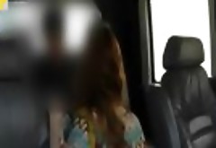 Teen redhead sucks a tow truck driver to get her car back