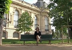 French whore fuck in public