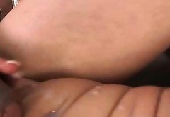 Teen with Strapon Made Him Lick His Cum!