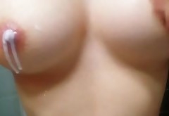 Korean girl shows her big boobs on webcam