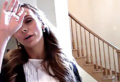 Foxy petite real estate agent tricked to fuck on camera