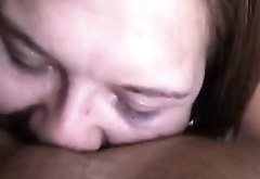 Playing with hubbies Ass and eating cum
