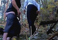 Horny amateur girlfriend getting fucked in the woods Any Porn