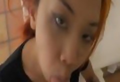 Real facialized asian