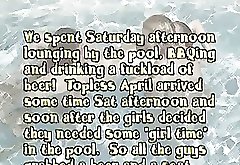 Pool Fun With Oasis, Jamie, & April
