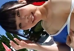 Palatable Asian girl Karen Arai flirting on a cam