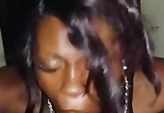 3 young black girls love cocksucking and cum