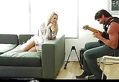 Addison fucks her guitar teacher