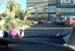 Girl Driving Car Naked