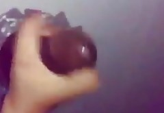 Swingers film their wives with black cock in the gloryhole