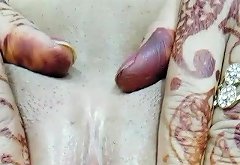 Indian newly married wife pussy played by hubby