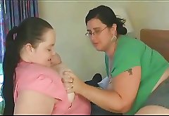 2 Horny Fat BBW friends with big tits love sucking cock