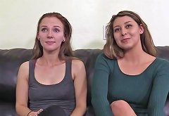 Mandy and Jamie Threeway want to share a hard delicious cock Any Porn