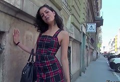 German Scout 19yr old Teen Anaidha Star Seduce to Fuck At Real Public Street Casting