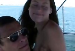 This hot little slut wanted to take a boat ride. Little did