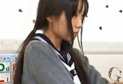 Japanese Teen Kissing At School